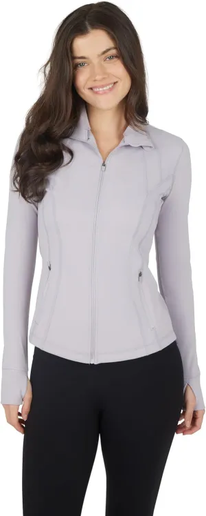 90 Degree By Reflex Women’s Lightweight, Full Zip Running Track Jacket