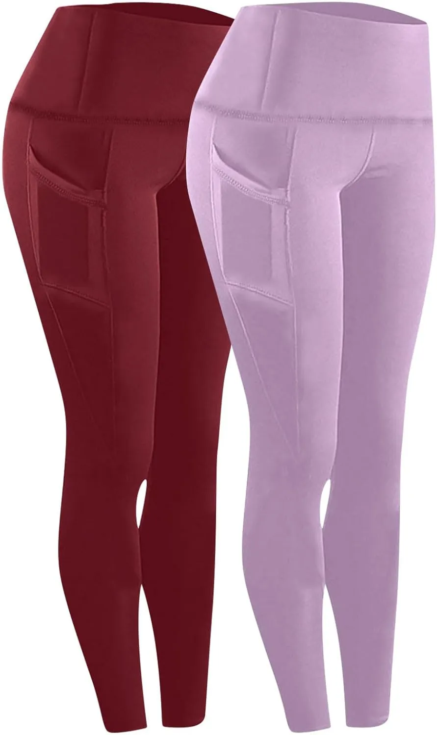 Ankle Leggings for Women, Legging Pack for Women,Athletic Leggings with Pockets,Yoga Pants Boot Cut Woman