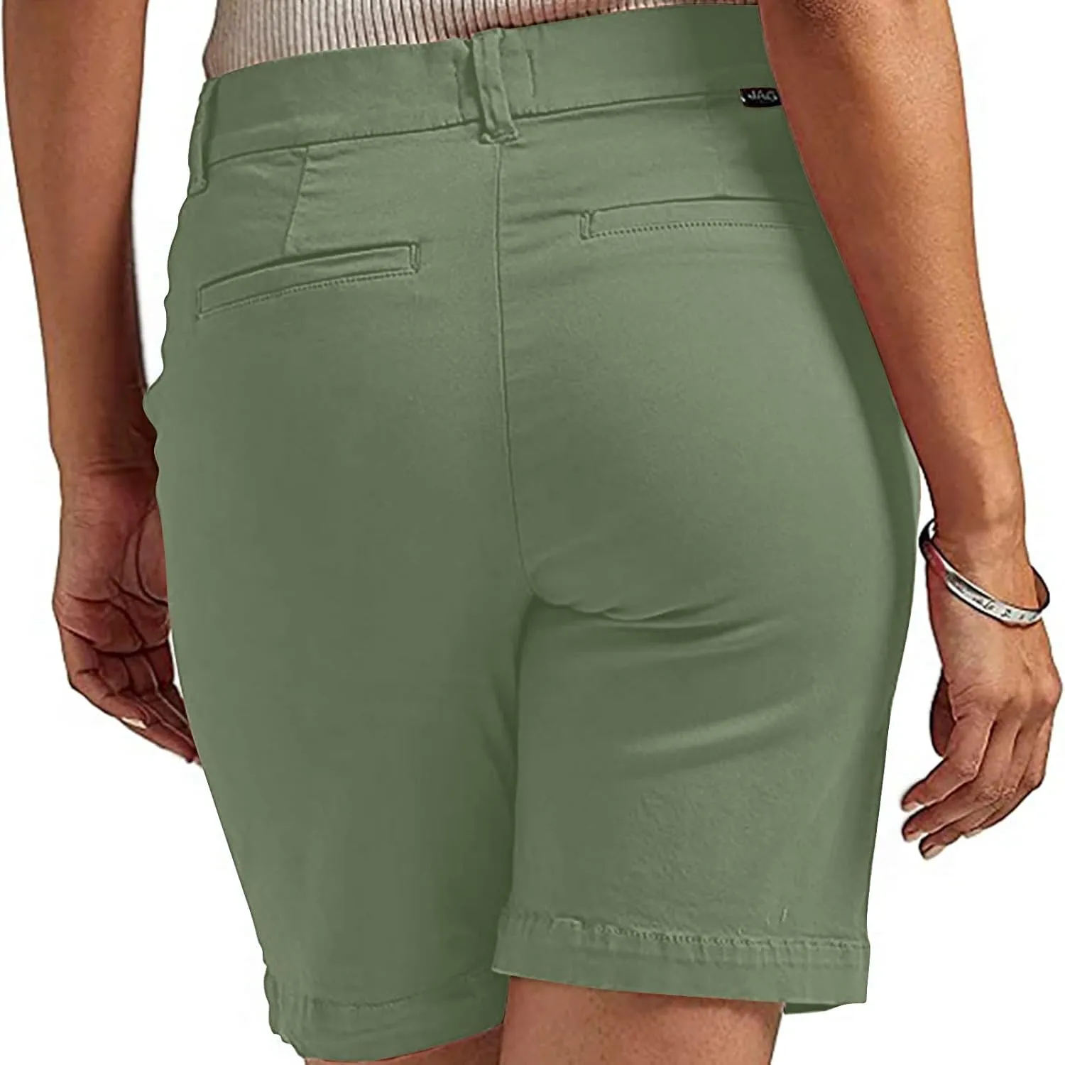 Athletic Shorts for Women High Waisted Chino Pants Straight Leg Short Pants Hiking Summer Shorts with Pockets 2025