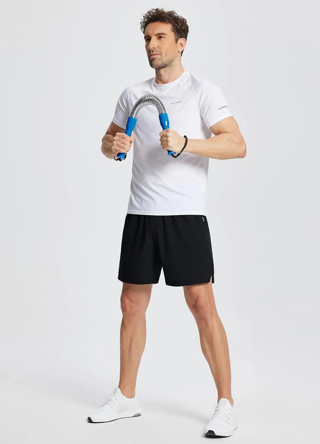baleaf Men's 5'' Running Shorts Quick Dry Lightweight Unlined 2 Zipper Pockets Workout Gym