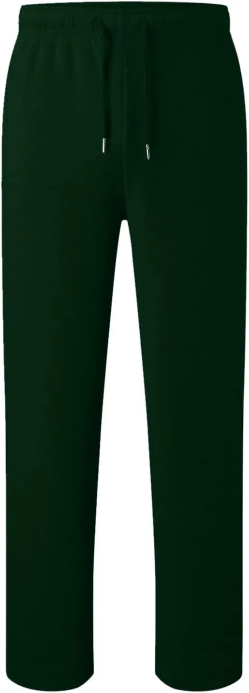 BIFUTON Mens Joggers with Pockets,Sweatpants for Men Big and Tall Fleece Lined Running Pants Drawstring Yoga Pants Trousers
