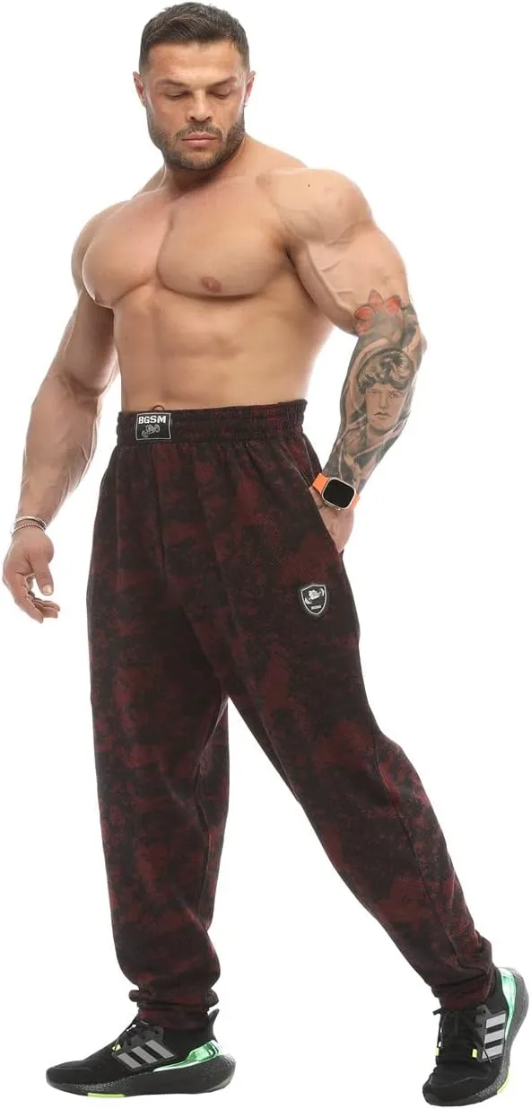 BIG SAM SPORTSWEAR COMPANY Men's Baggy Sweatpants with Pockets, Oldschool Loose Fit Gym Pants