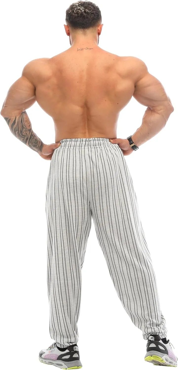 BIG SAM SPORTSWEAR COMPANY Men's Baggy Sweatpants with Pockets, Oldschool Loose Fit Gym Pants