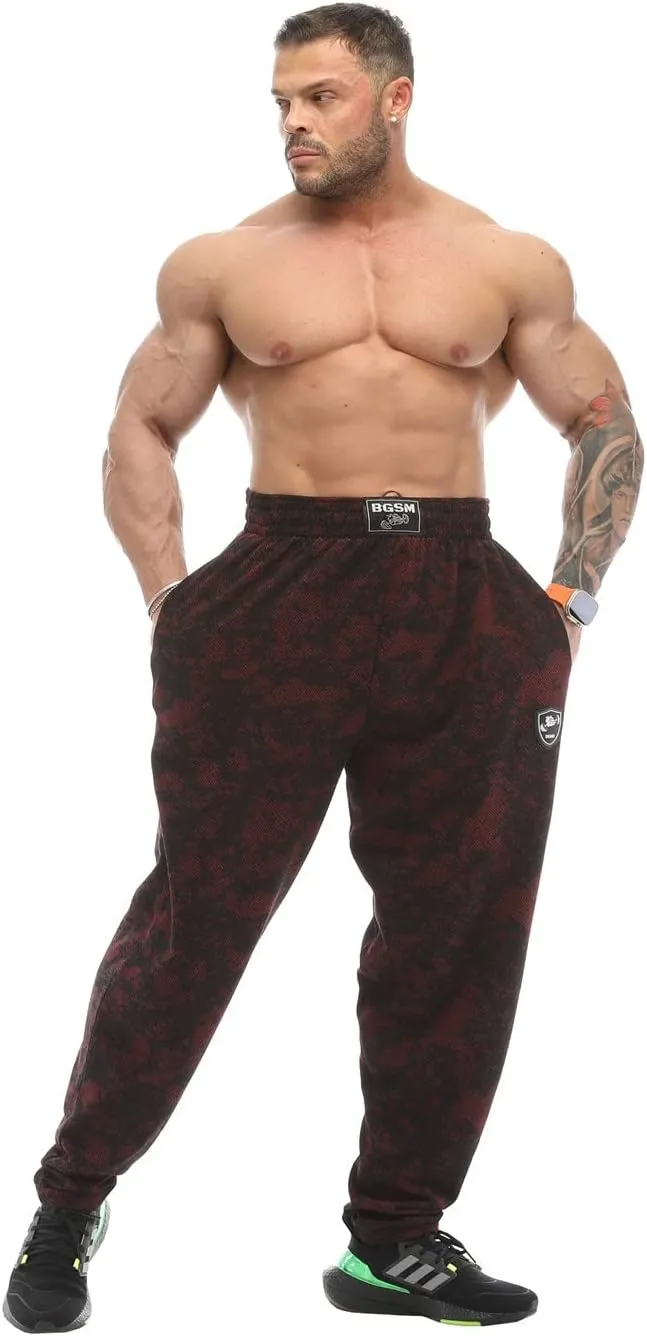 BIG SAM SPORTSWEAR COMPANY Men's Baggy Sweatpants with Pockets, Oldschool Loose Fit Gym Pants