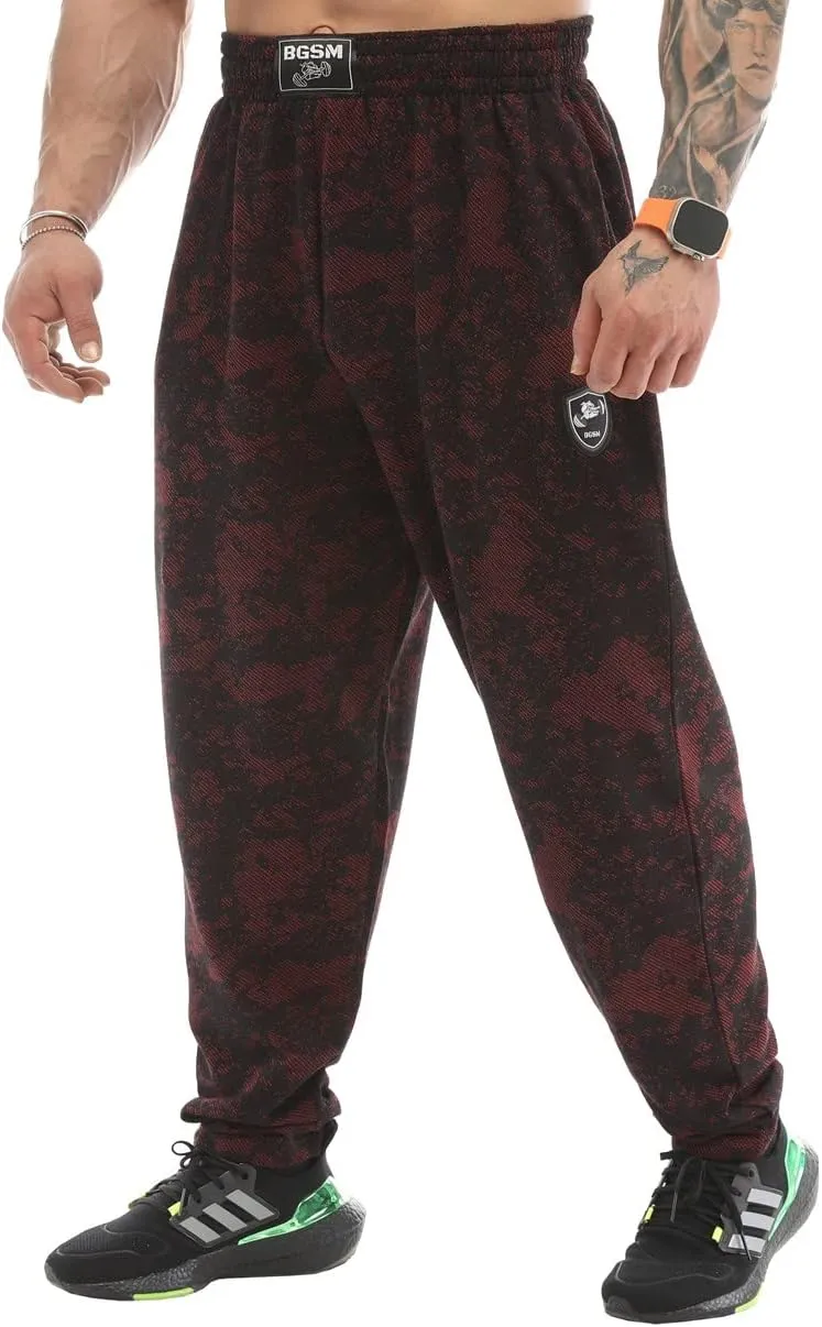 BIG SAM SPORTSWEAR COMPANY Men's Baggy Sweatpants with Pockets, Oldschool Loose Fit Gym Pants