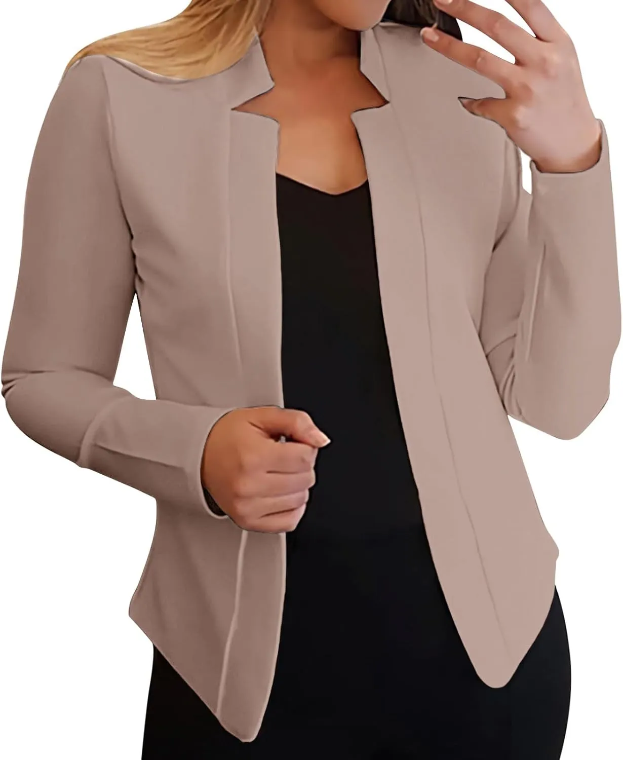 Blazers for Women Business Casual Fashion Fall Long Sleeve Petite Blazer Dressy Work Suit Jackets Office Attire
