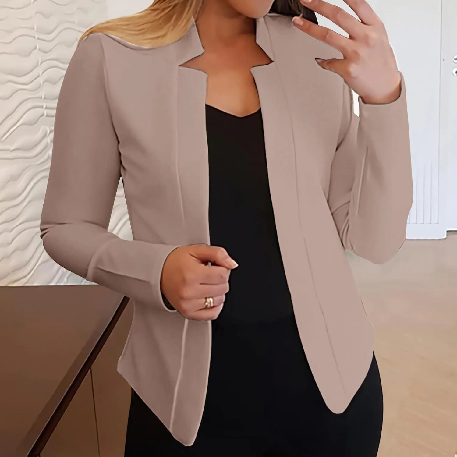 Blazers for Women Business Casual Fashion Fall Long Sleeve Petite Blazer Dressy Work Suit Jackets Office Attire