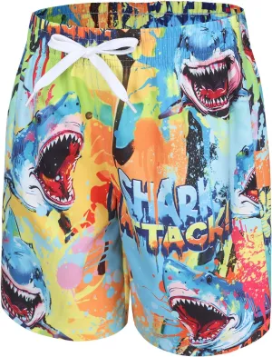 Boys Swim Trunks Kids Quick Dry Beach Boards Shorts Swimsuits Shorts UPF 50  Sun Protection