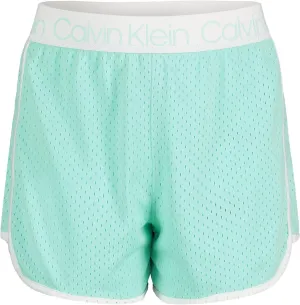 Calvin Klein Girls' Performance Running Shorts, Quick-Drying Mesh, Elastic Waistband & Pull-on Style