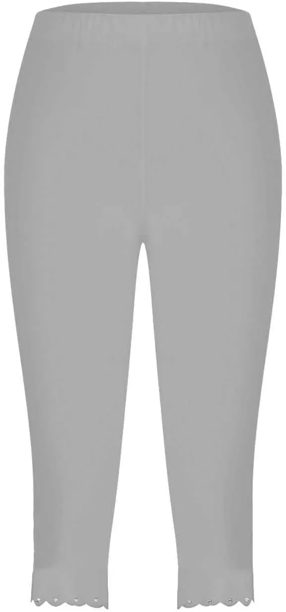 Capri Leggings for Women Plus Size High Waisted Capris Rhinestone Hem Yoga Cropped Trousers 2025 Summer Gym Pants