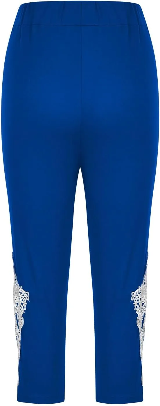 Capri Yoga Leggings for Women High Waisted Leggings Tummy Control Leggings Workout Gym Leggings Fashion Leggings