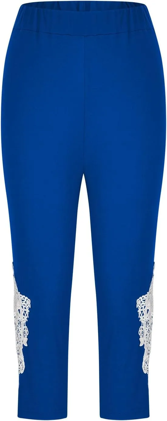 Capri Yoga Leggings for Women High Waisted Leggings Tummy Control Leggings Workout Gym Leggings Fashion Leggings