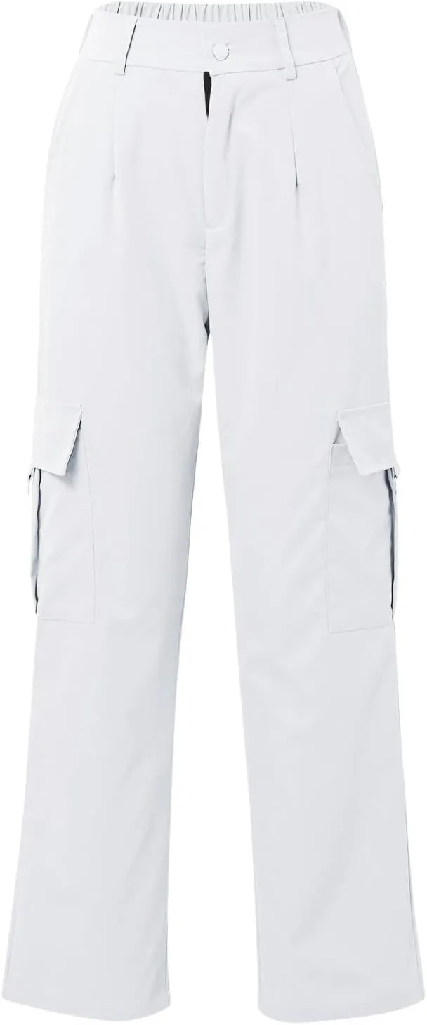 Cargo Pants for Women High Waisted Casual Hiking Streetwear Trousers with Pockets Y2k Straight Athletic Outdoor Pant