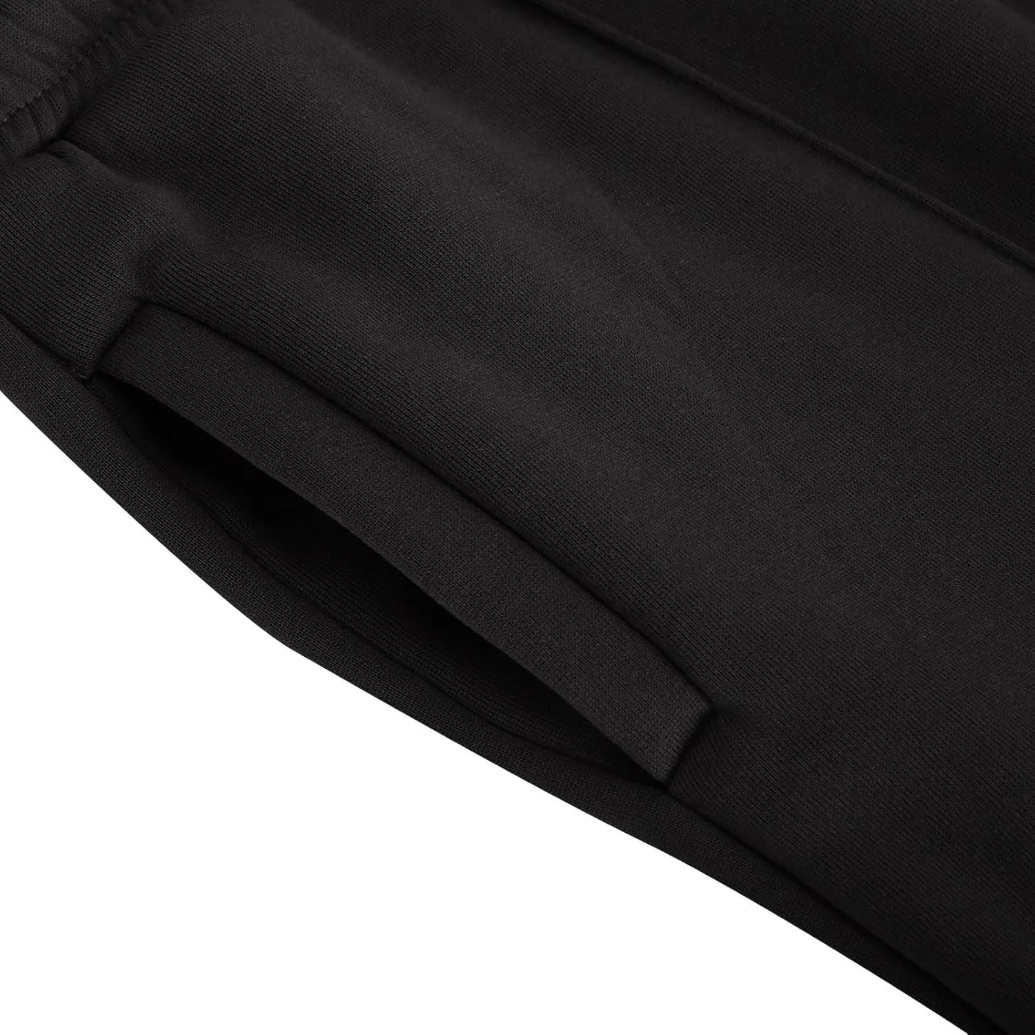 Cargo Sweatpants for Men Elastic Waist Pants with Multi Pockets Baggy Drawstring Jogger Pants Solid Workwear