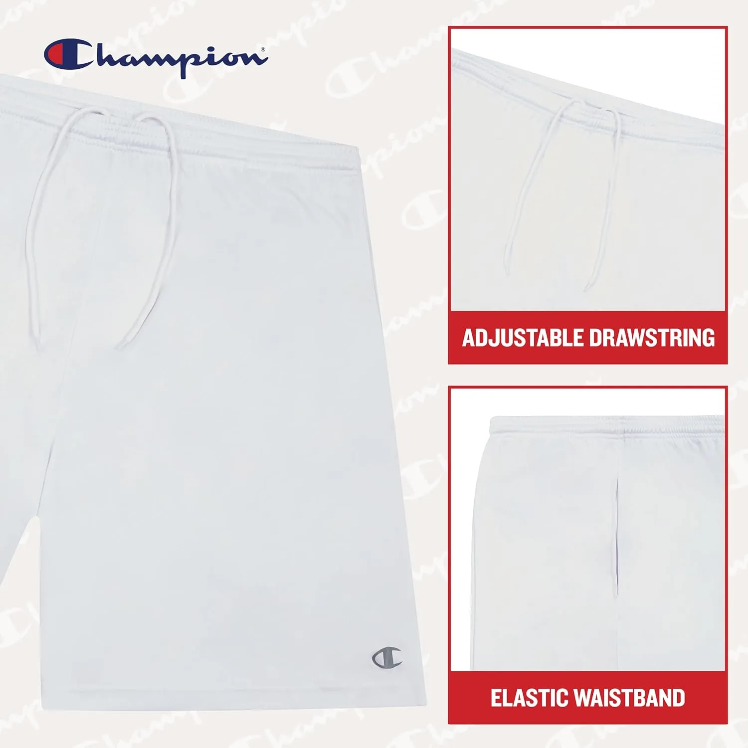 Champion Gym Shorts Men Big and Tall - 2 Pack Performance Dry Fit Running Shorts