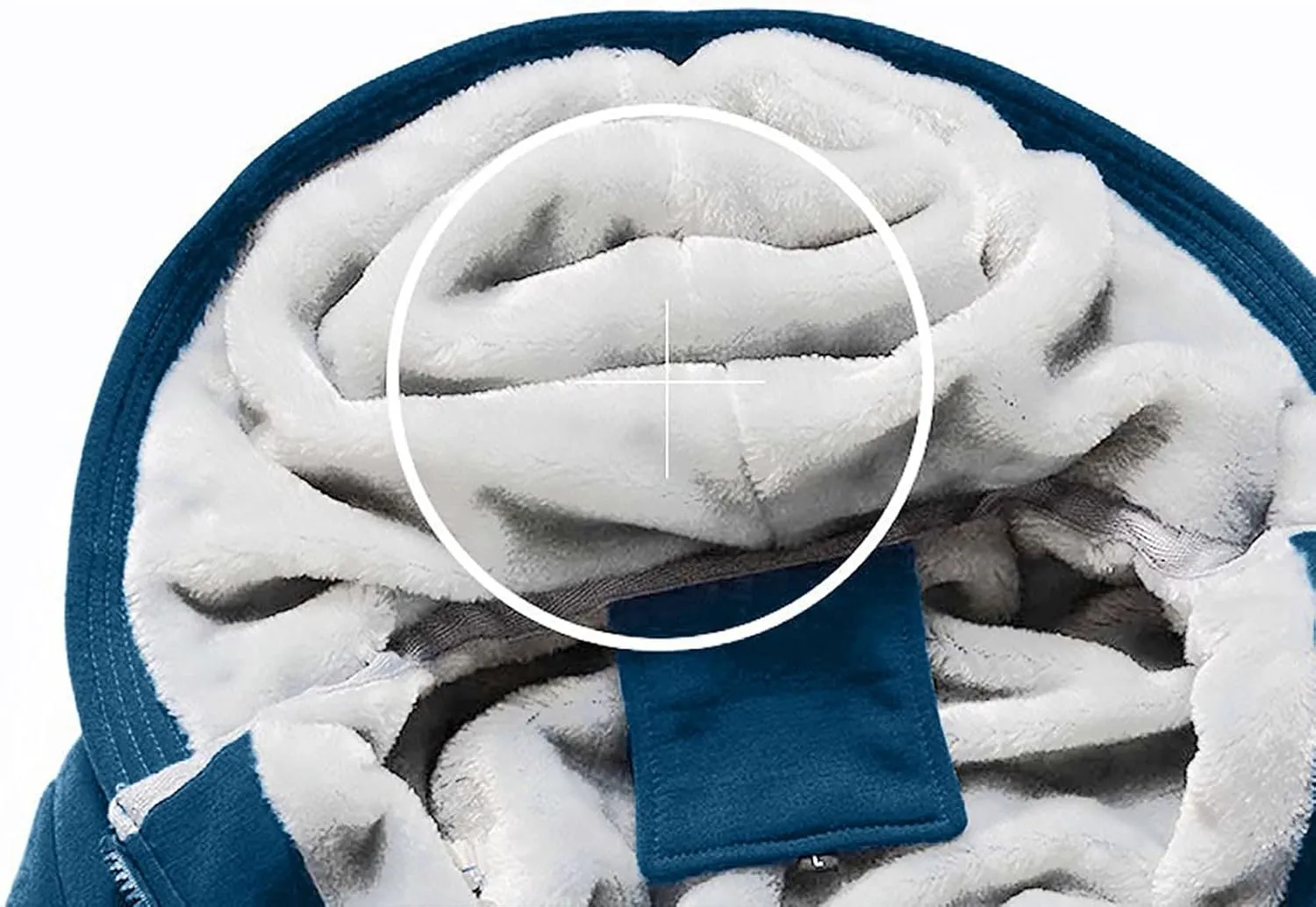 DuDubaby Hoodies for Men Big and Tall Long Sleeve Hoodie Men Winter Warm Fleece Hooded Zipper Sweater Jacket Outwear Coat