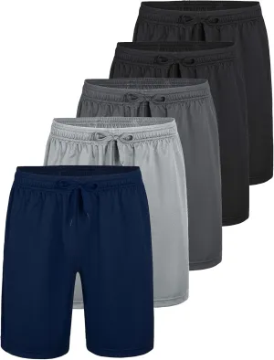 Facitisu Shorts for Men Lightweight Mens Athletic Shorts Quick Dry Gym Workout Running Shorts