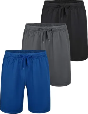 Facitisu Shorts for Men Lightweight Mens Athletic Shorts Quick Dry Gym Workout Running Shorts