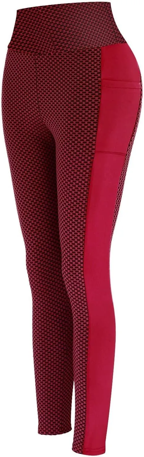 fartey Womens Scrunch Butt Lifting Leggings High Waist Tummy Control Workout Yoga Pants Textured Athletic Gym Leggings