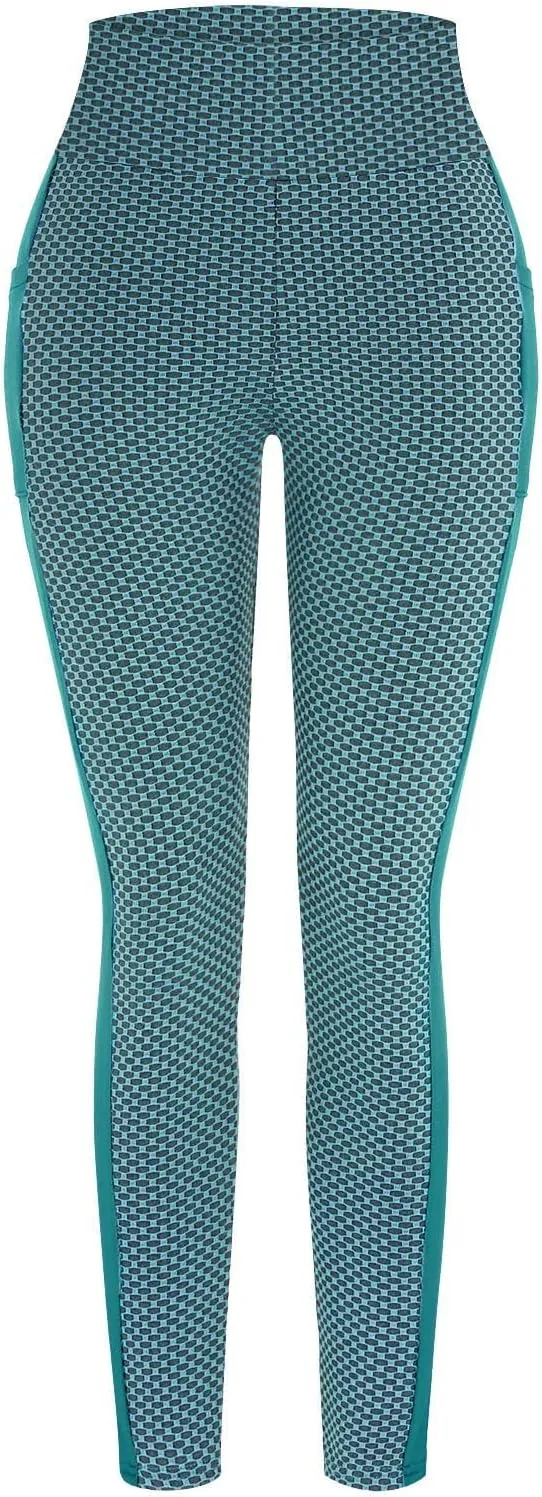 fartey Womens Scrunch Butt Lifting Leggings High Waist Tummy Control Workout Yoga Pants Textured Athletic Gym Leggings
