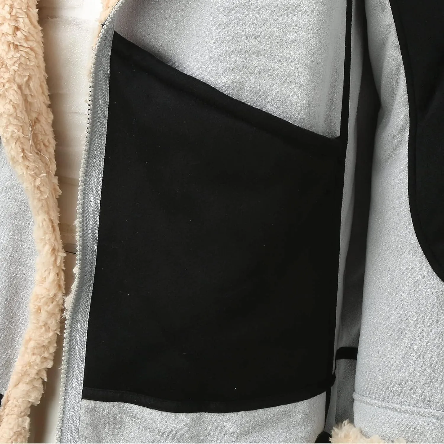 Faux Fur Coat Men Fleece Sherpa Lined Jacket Aviator Bomber Jackets Shearling Sheepskin Leather Flight Jacket for Men