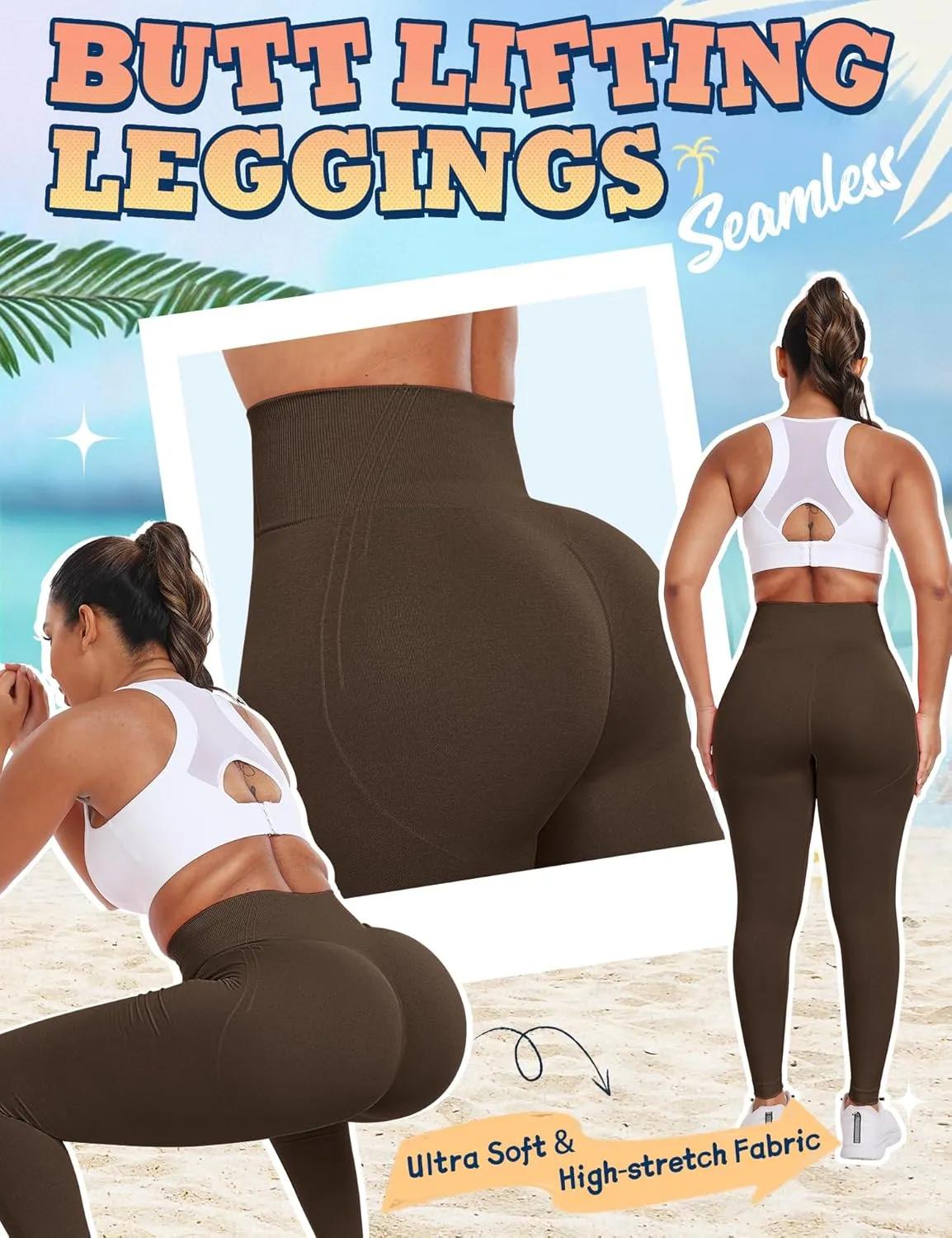 Form Scrunch Butt Lifting Leggings for Women Seamless Workout Gym Leggings for Women High Waisted Yoga Pants