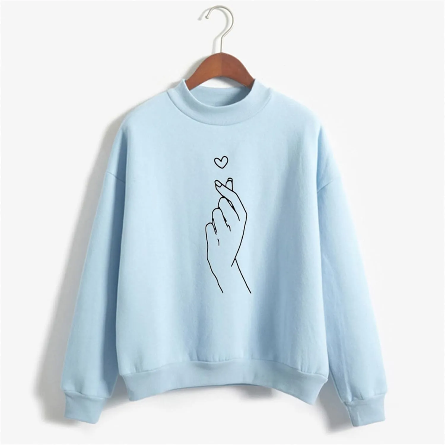 GIERIDUC Women's Casual Fashion Sweatshirts Oversized 2024 Fall Winter Long Sleeve Dandelion Printed Crew Neck Pullover Tops