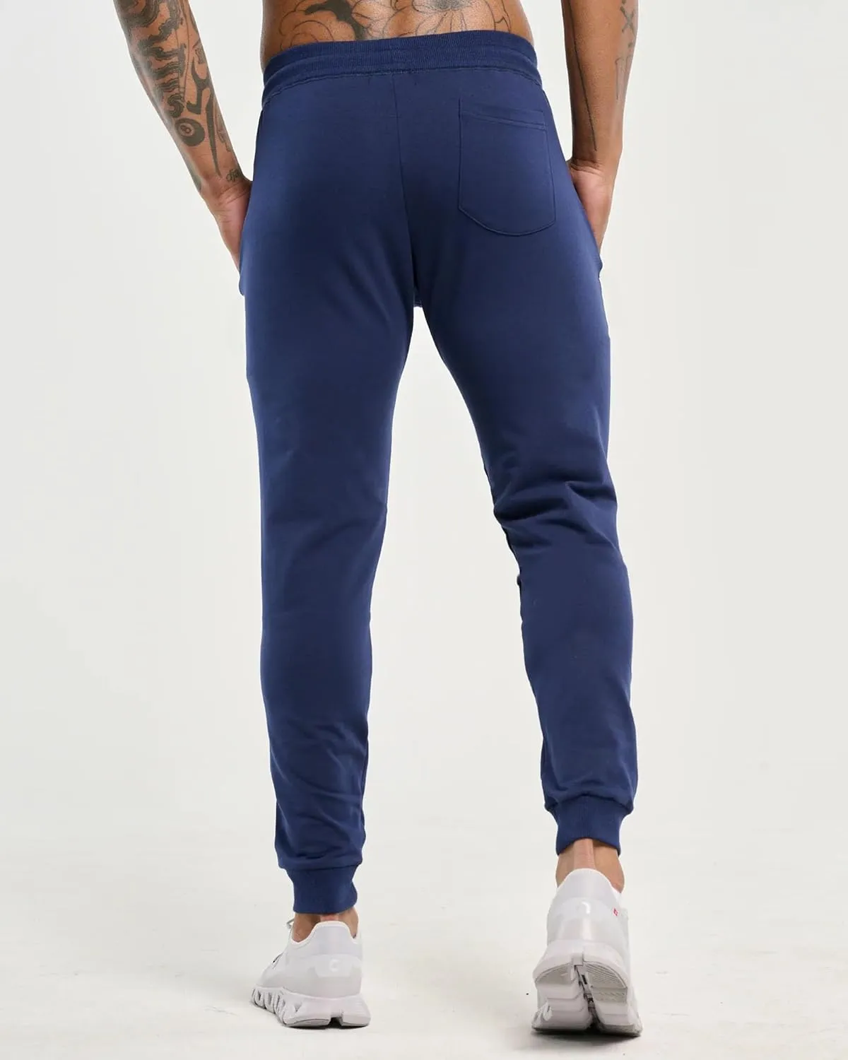 GINTPK Men's Workout Joggers Slim Fit, Tapered Gym Pants, Active Athletic Running Sweatpants with Zipper Pockets
