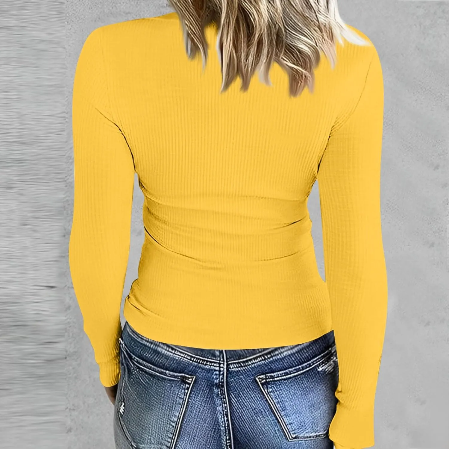 Going Out Tops for Women Fall Long Sleeve Lightweight Tops Ribbed Crew Neck Shirts Winter Trendy Travel Clothes