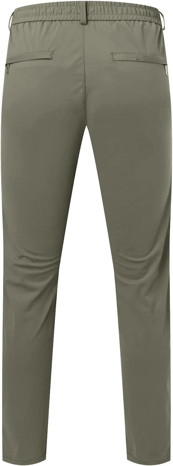 Gym Ice Silk Pants for Men Flat Front Ultra Stretch Straight Leg Sport Pants Athletic Quick Drying Running Trousers