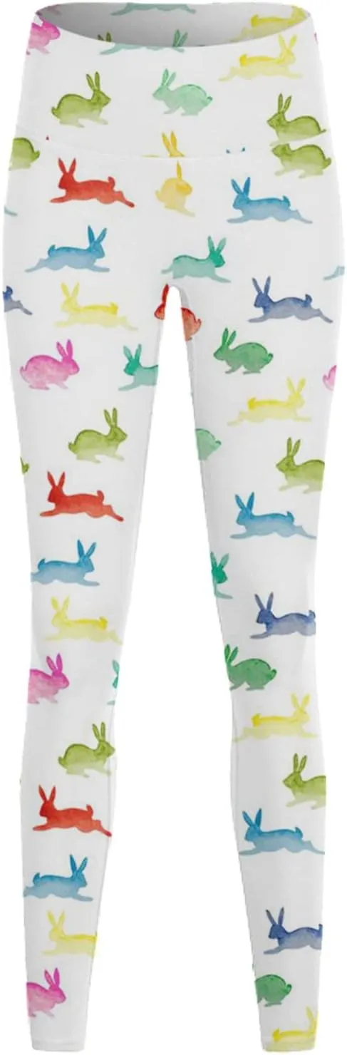 Gym Leggings for Women Easter Day for Women Print Yoga Pants Tights Compression Running Fitness High Waist