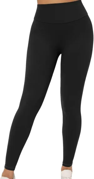 High Waisted Leggings for Women High Waist Workout Seamless Leggings Compression Gym Leggings with Side Pockets
