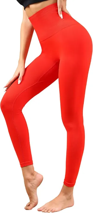 Homma Capri Yoga Pants for Women Scrunch Butt Lifting High Waist Workout Leggings Tummy Control Gym Leggings