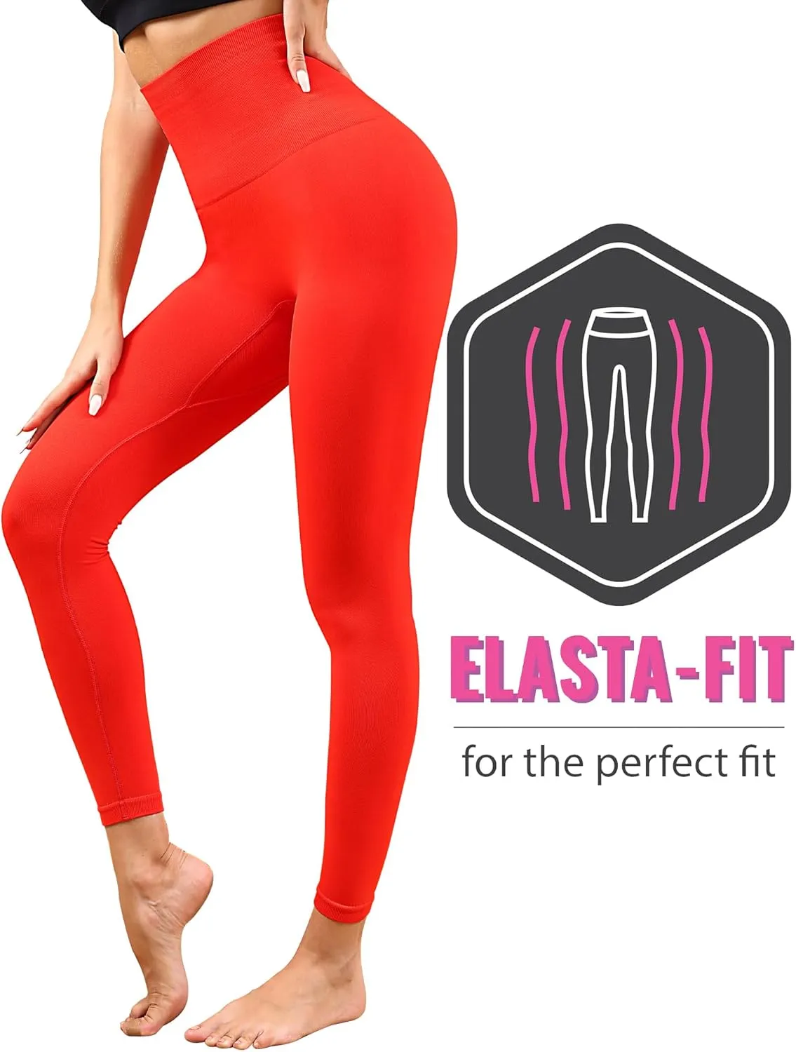 Homma Capri Yoga Pants for Women Scrunch Butt Lifting High Waist Workout Leggings Tummy Control Gym Leggings