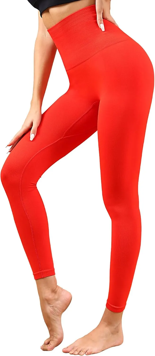 Homma Capri Yoga Pants for Women Scrunch Butt Lifting High Waist Workout Leggings Tummy Control Gym Leggings
