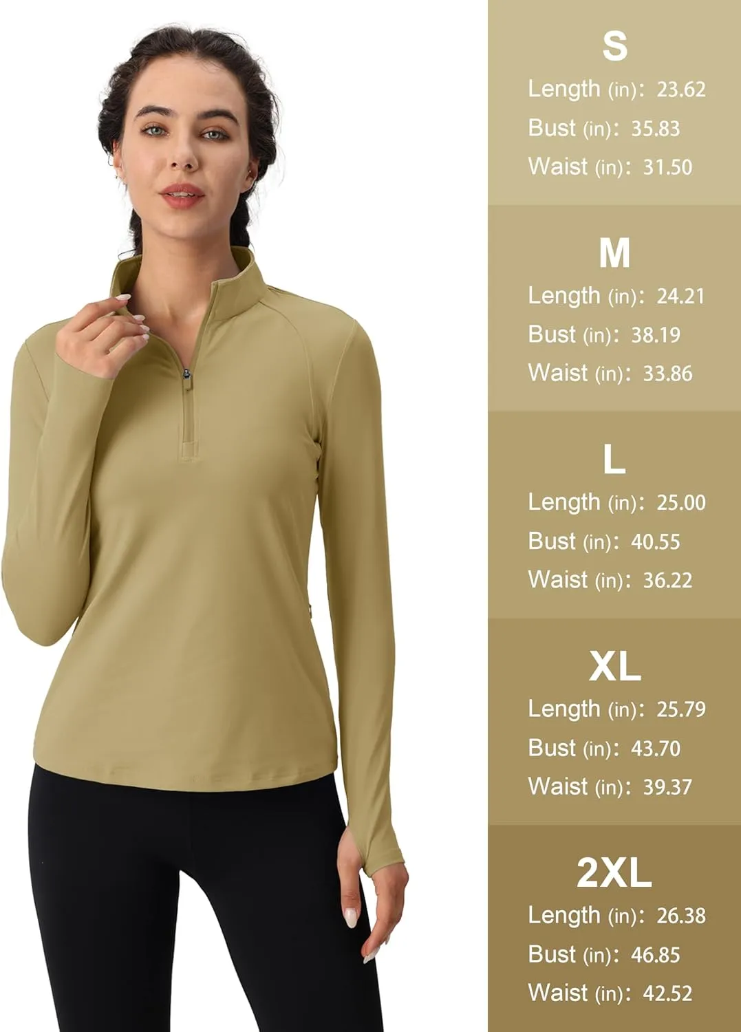 MAGCOMSEN Womens 1/4 Quarter Zip Workout Pullover Thermal Running Jackets with Pockets Athletic Long Sleeve Shirts Base Layer