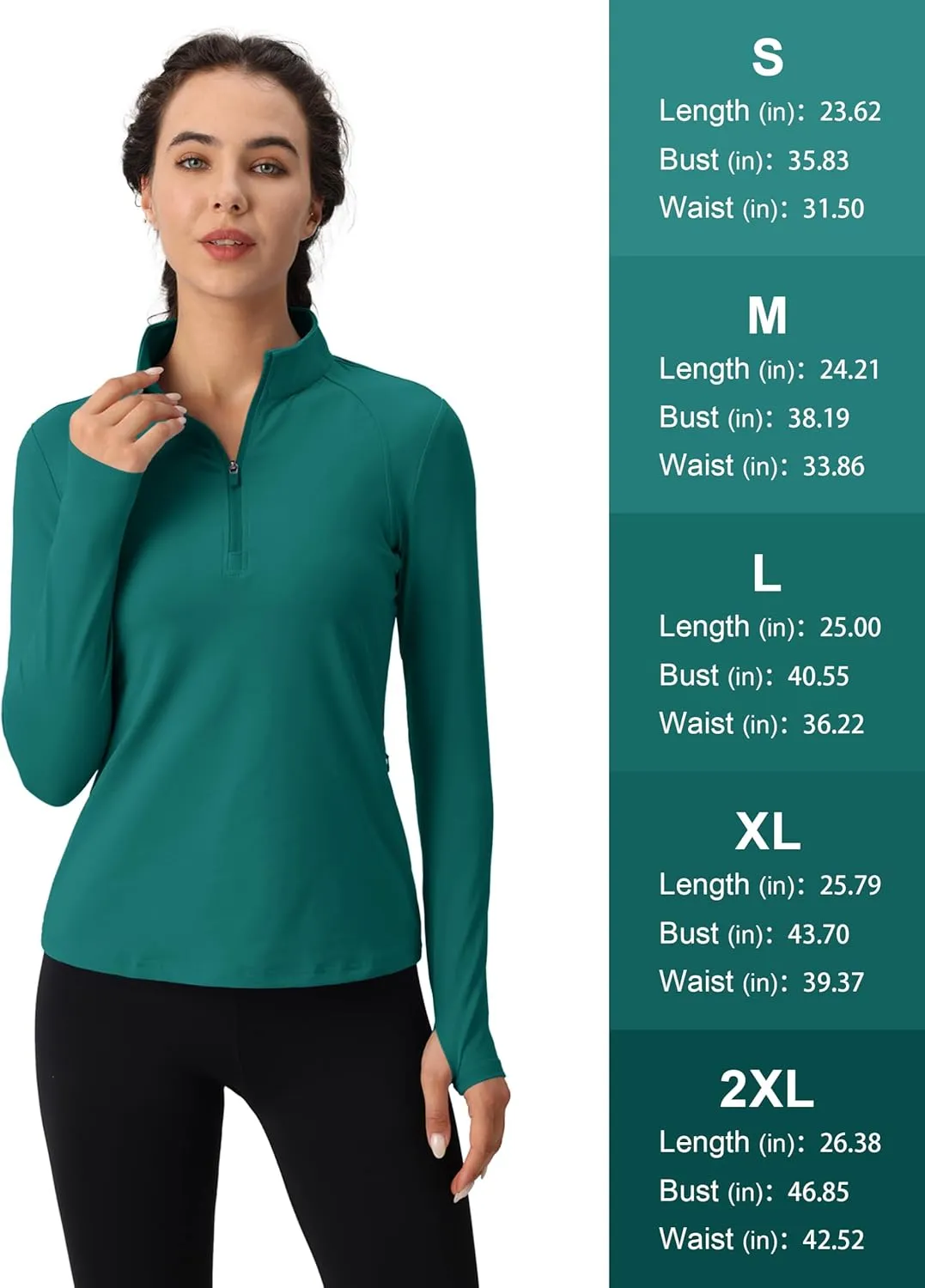 MAGCOMSEN Womens 1/4 Quarter Zip Workout Pullover Thermal Running Jackets with Pockets Athletic Long Sleeve Shirts Base Layer