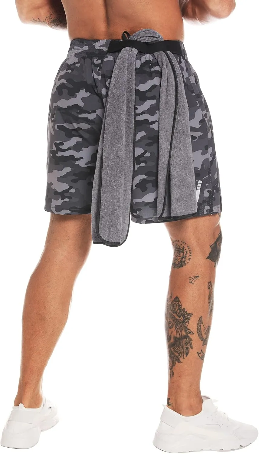 Men's Athletic Running Shorts Quick Dry Workout Shorts Lightweight Sports Gym Basketball Shorts Hiking