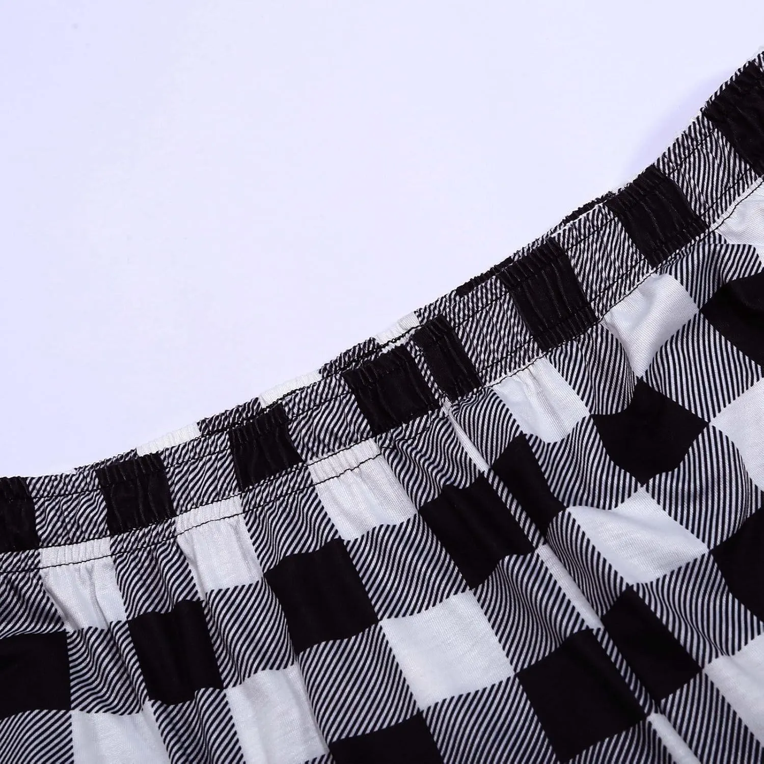 Men's Baggy Wide Leg Pants Summer Elastic Waist Lattice Trendy Casual Leisure Style Sport Comfy Fashion Trousers