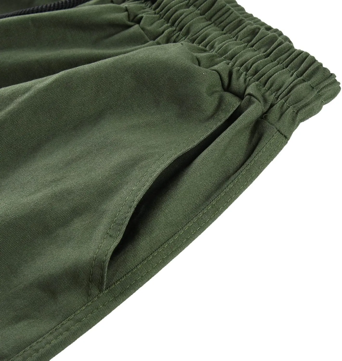 Mens Cargo Sweatpants Casual Jogging Sports Elastic with Pockets Men's Men's Pants Stretch Waist Cargo Pants