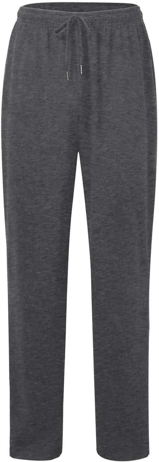 Men's Fit Pants Summer Elastic Waist Drawstring Pockets Trendy Casual Leisure Style Sport Comfy Fashion Trousers