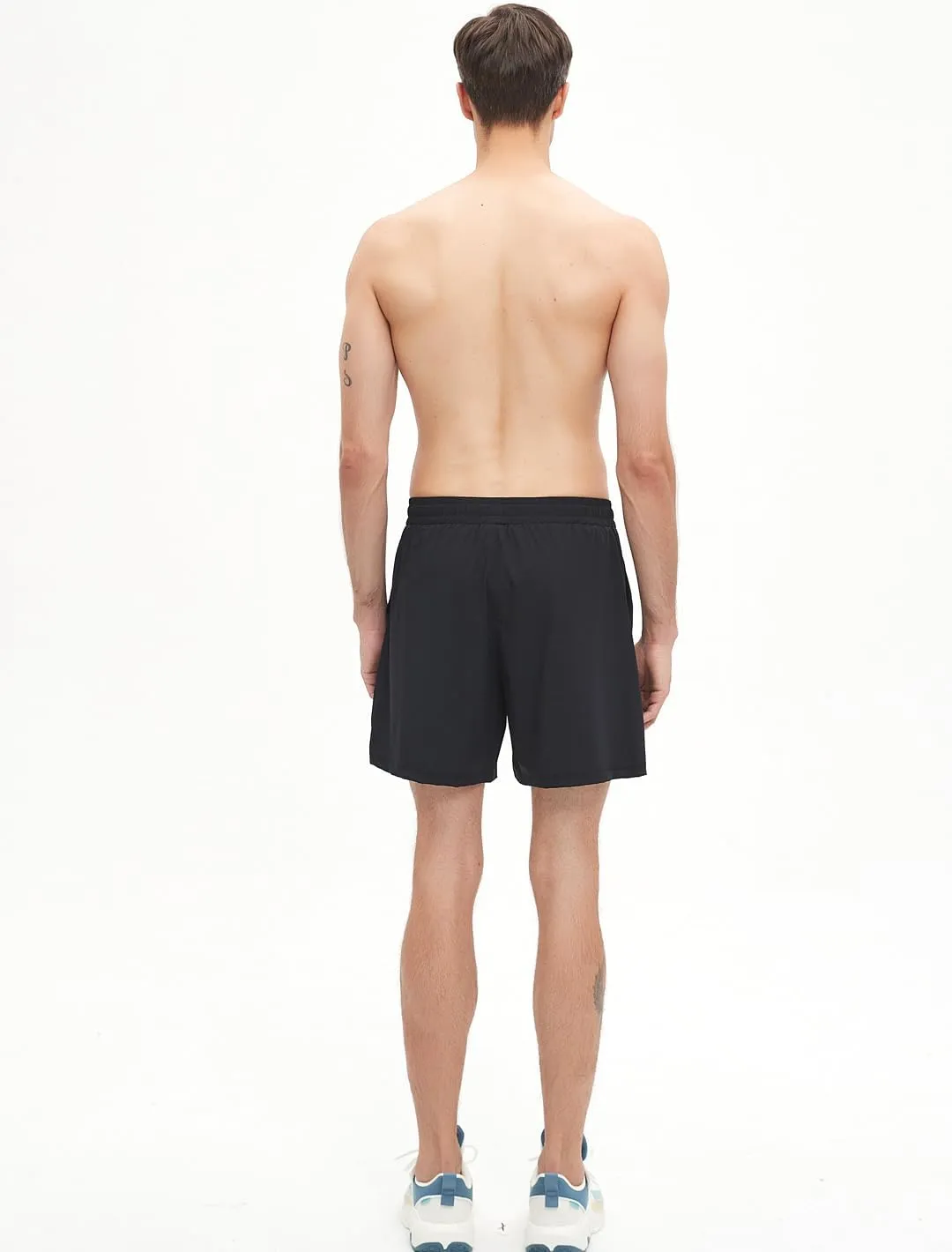 Men's Fitness Workout Shorts Quick-Dry Running Shorts with Pockets Basketball Training Shorts