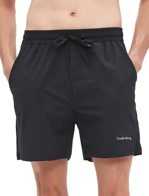 Men's Fitness Workout Shorts Quick-Dry Running Shorts with Pockets Basketball Training Shorts