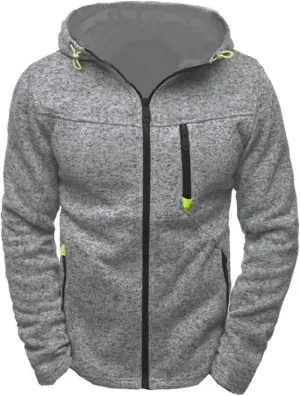 Men's Full-Zip Hooded Sweatshirt,2023 Fall/Winter Fashion Sport Sweatshirt Casual Long Sleeve Hooded Jacket Coats