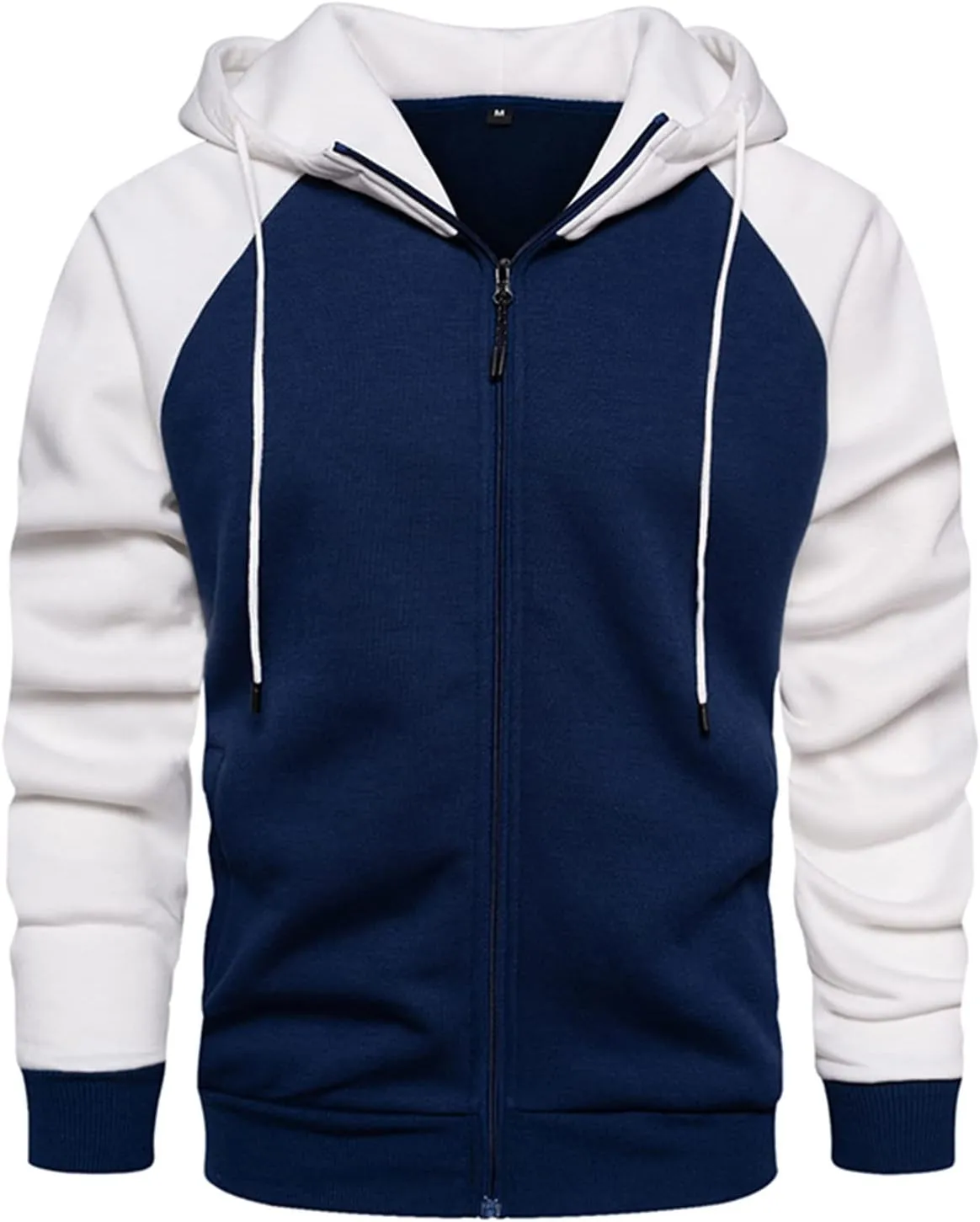 Men's Full Zip Sweatshirt Casual Camouflage Sports Sweatshirt Long Sleeve Zipper Hooded Jacket Coat