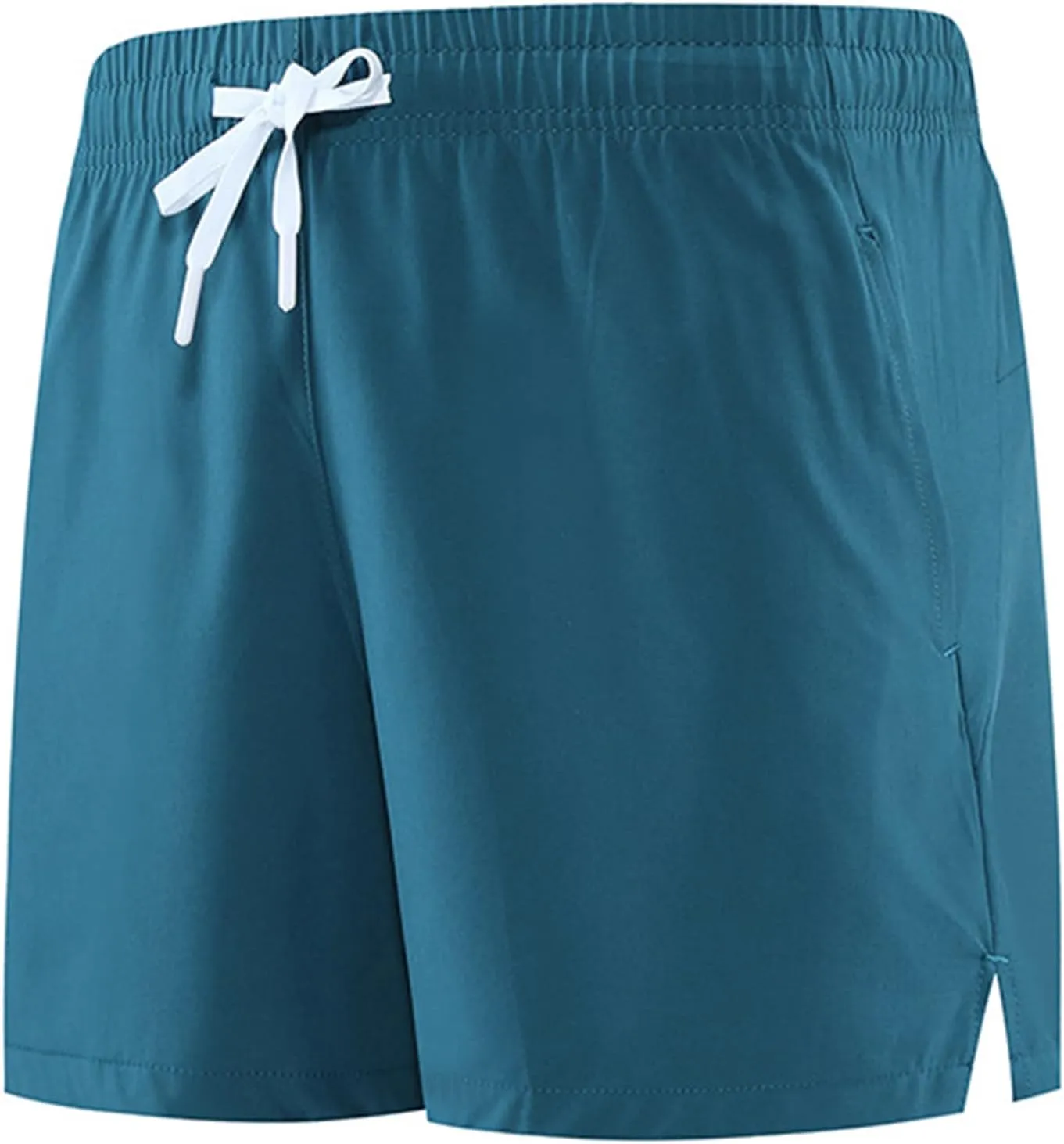 Men's Gym Workout Shorts Stretchy and Quick Dry Athletic Running Shorts with Phone Pocket
