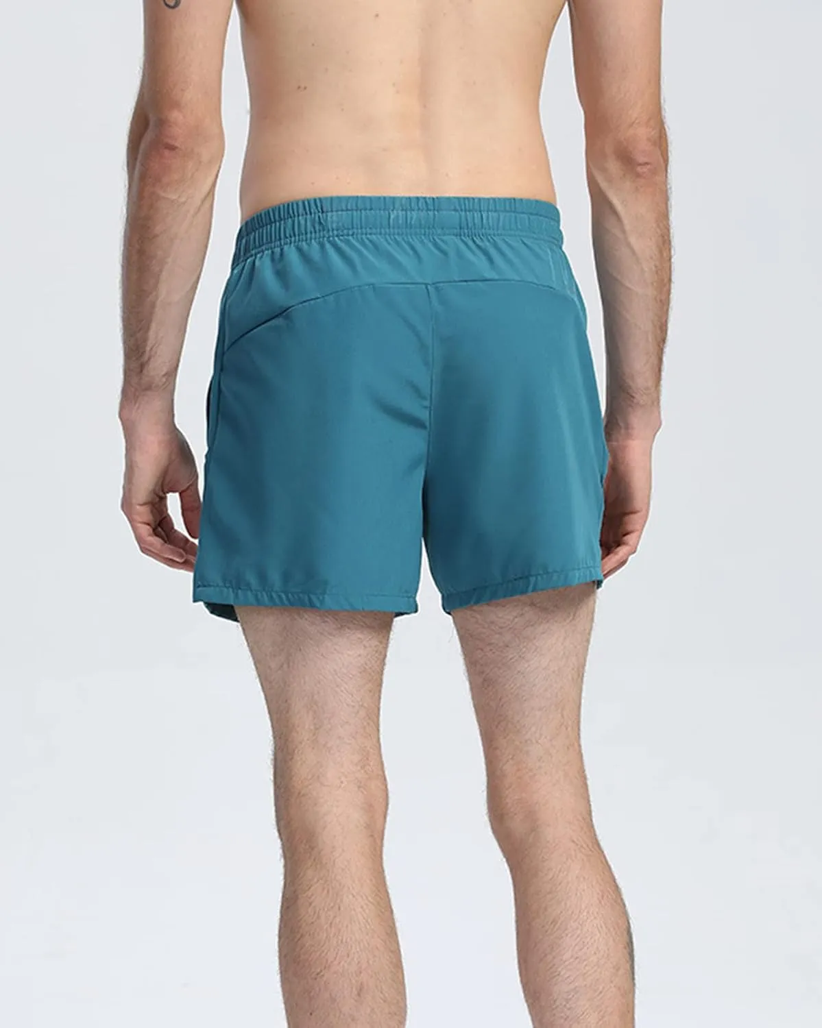 Men's Gym Workout Shorts Stretchy and Quick Dry Athletic Running Shorts with Phone Pocket