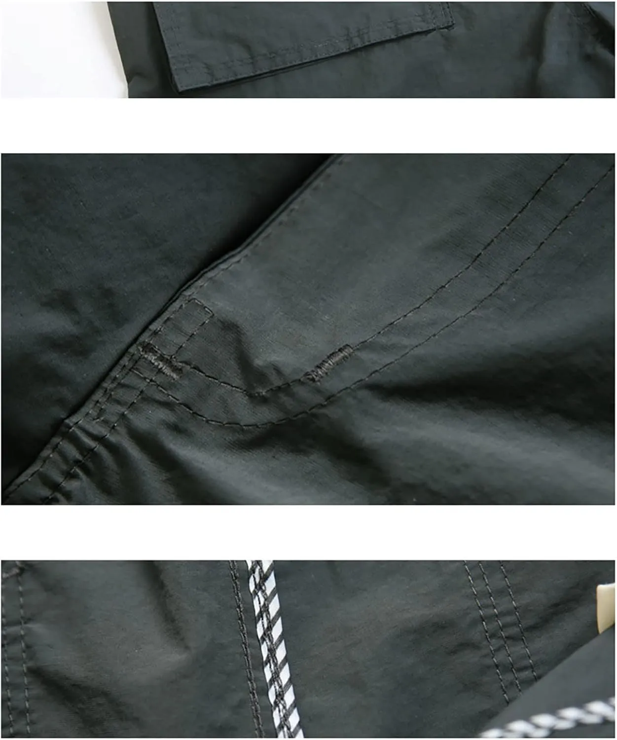 Mens Hiking Pants Convertible Quick Dry Lightweight Zip Off Outdoor Fishing Travel Cargo Pants with Multi-Pockets