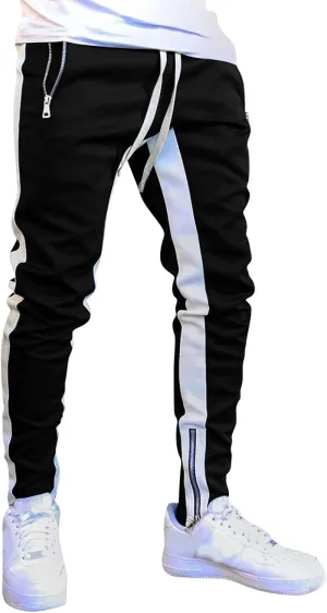 Men's Joggers Mens Sweatpants Athletic Cargo Pants for Men Casual Work Trousers Tactical Pants Rip-Stop Hiking Pants