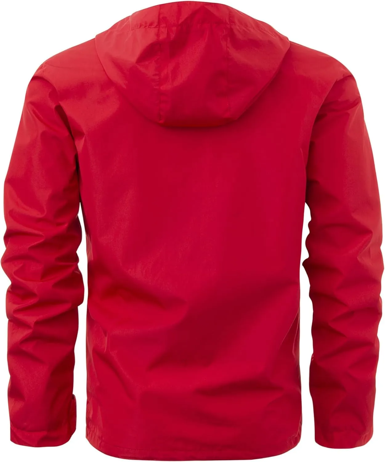 Men’s Lightweight Jacket Breathable Windbreaker Golf Hoodie Jacket Full Zip Windproof Outdoor Running Coat for Men